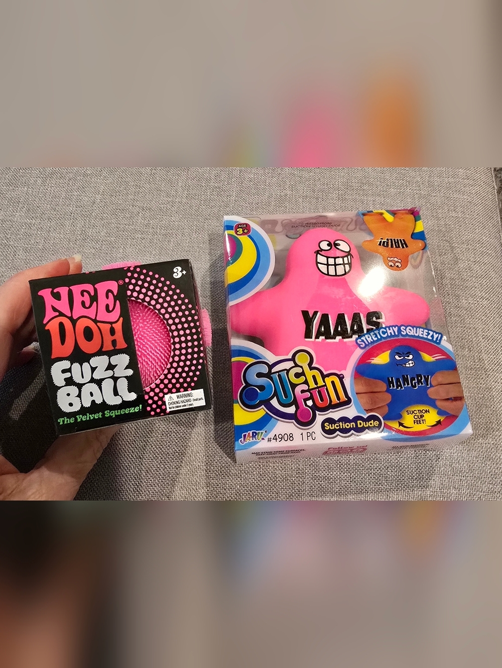 Bundle Of Pink Squishies, 1 YAAAS and 1 Fuzzball
